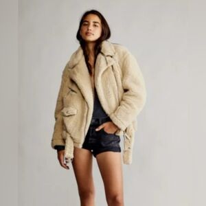 We The Free Tan Teddy Jacket